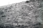 Παλαιό Κωσταράζι Κοζάνης, τα ερείπια του χωριού μετά την καταστροφή του από τις κατοχικές δυνάμεις. Αρχείο Στράτου Δορδανά.
